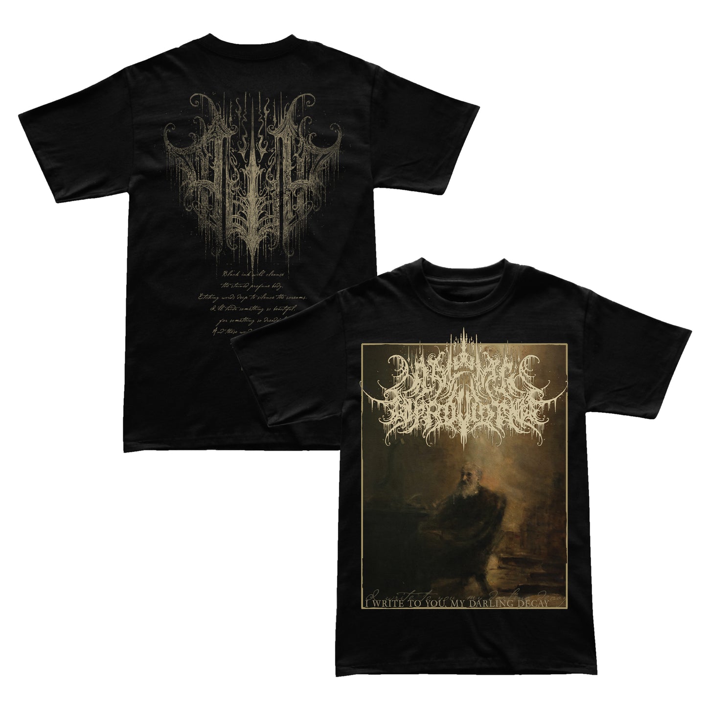 A Wake in Providence "I Write To You, My Darling Decay" T-Shirt