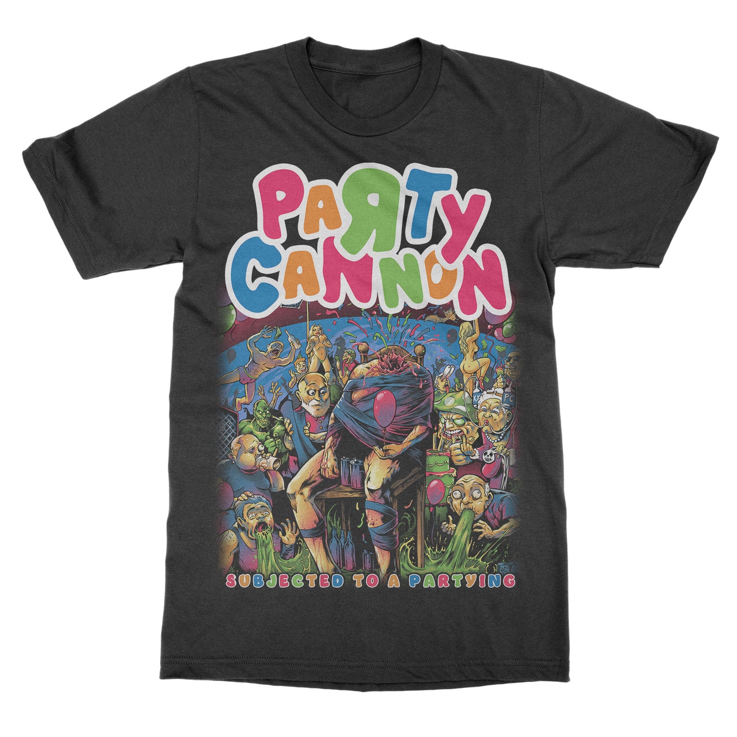 Party Cannon "Subjected To A Partying" T-Shirt