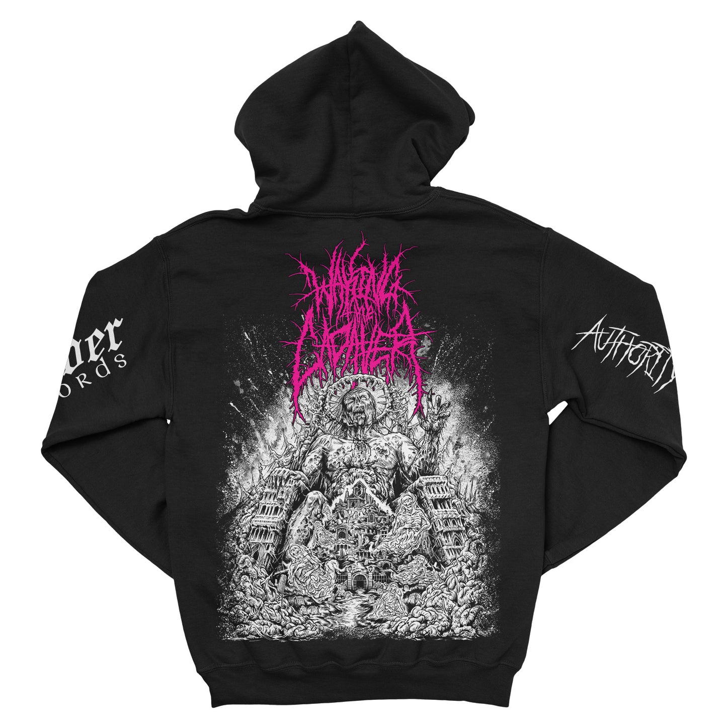 Waking The Cadaver "Authority Through Intimidation" Special Edition Zip Hoodie