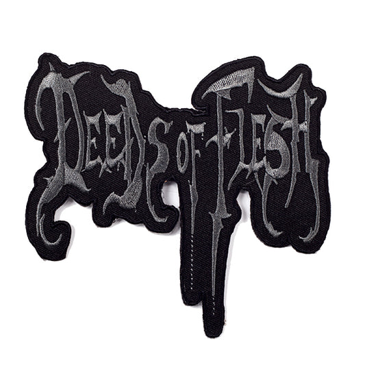 Deeds of Flesh "Grey logo patch" Patch