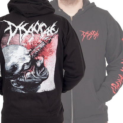 Disgorge "Cranial Impalement" Zip Hoodie