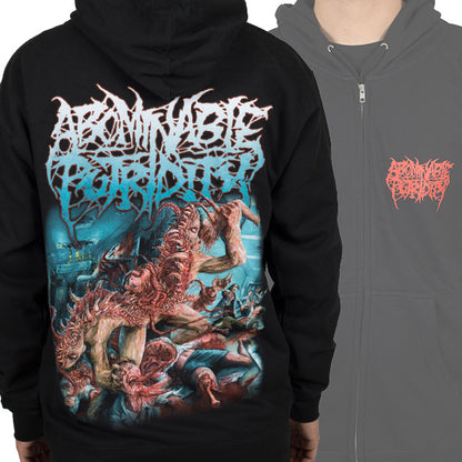 Abominable Putridity "Inhuman Abomination" Zip Hoodie