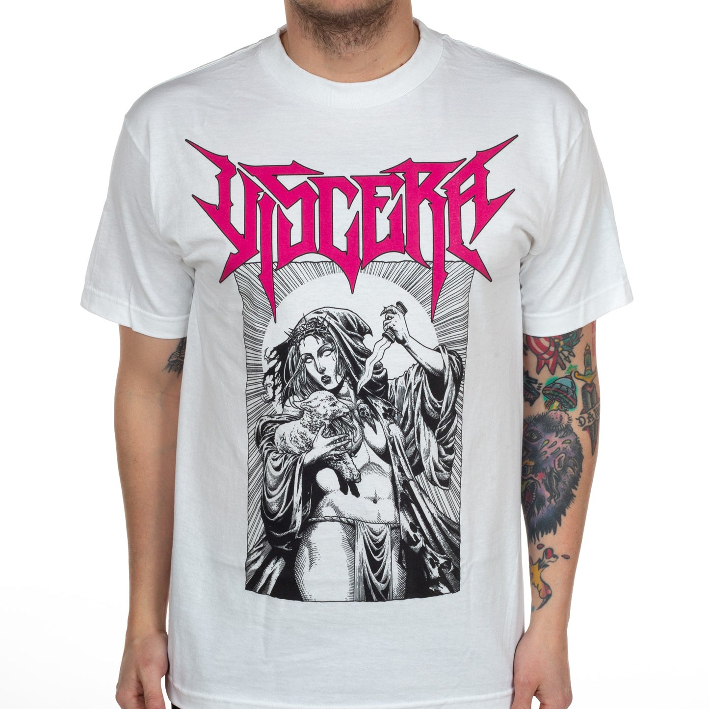 Viscera "Lamb to the Slaughter (White)" T-Shirt