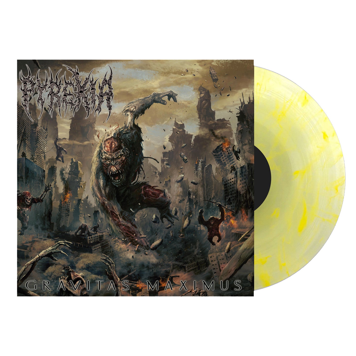 Pyrexia "Gravitas Maximus (Sandstorm Vinyl)" Collector's Edition 12"