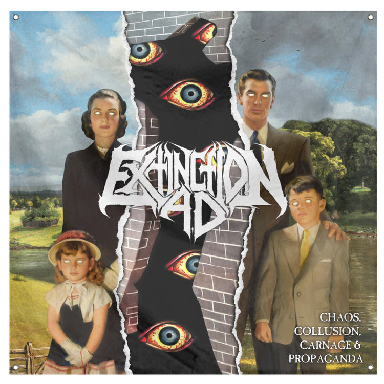 Extinction A.D. "Chaos, Collusion, Carnage & Propaganda" Collector's Edition Flag