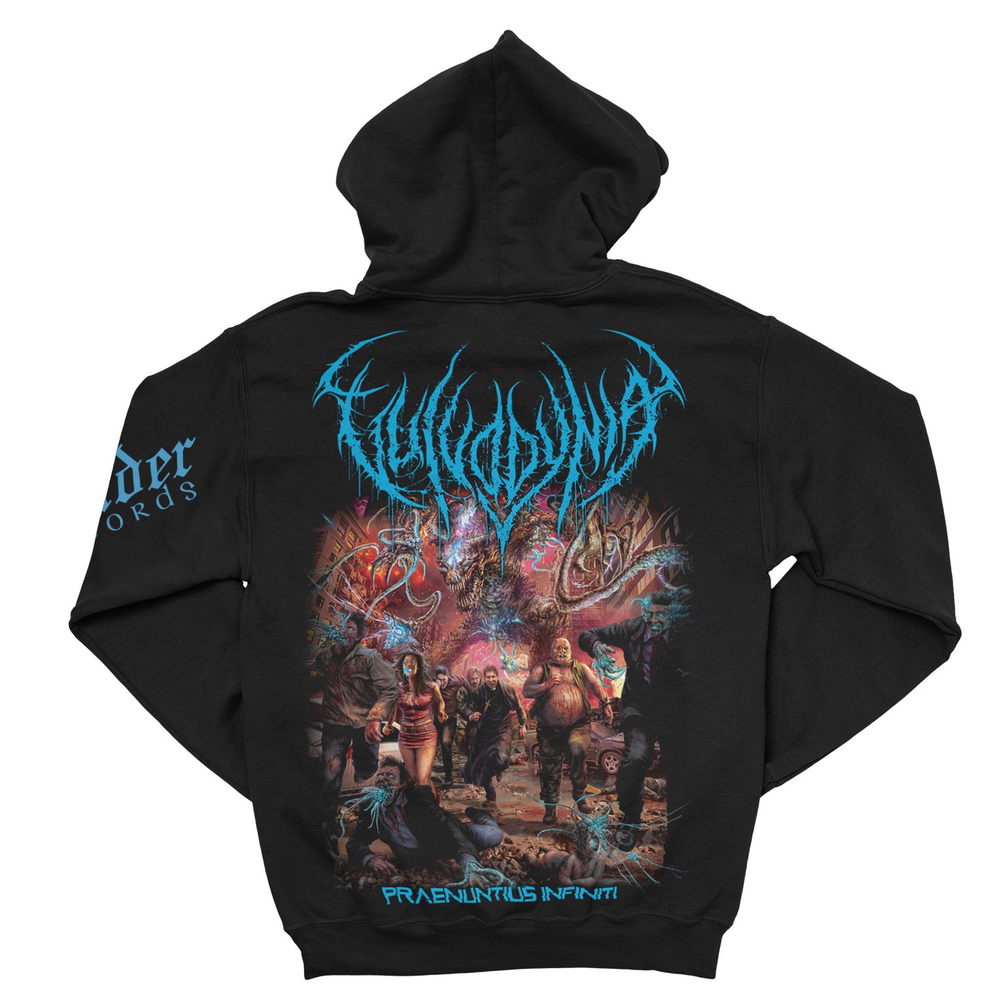 Vulvodynia "Praenuntius Infiniti (Blue)" Zip Hoodie