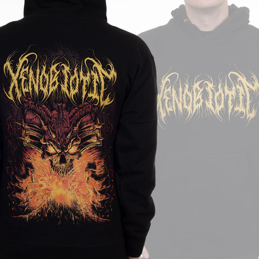 Xenobiotic "Skulcano" Pullover Hoodie