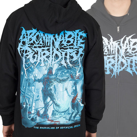 Abominable Putridity "The Anomalies of Artificial Origin" Zip Hoodie