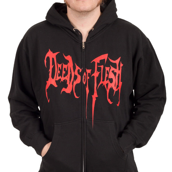 Deeds of Flesh "Cannibal" Zip Hoodie