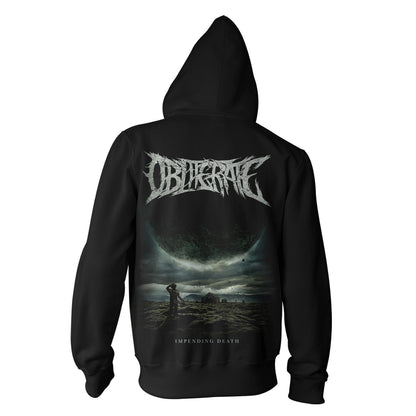 Obliterate "Impending Death" Zip Hoodie