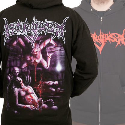 Gorgasm "Lacerated Masturbation" Zip Hoodie