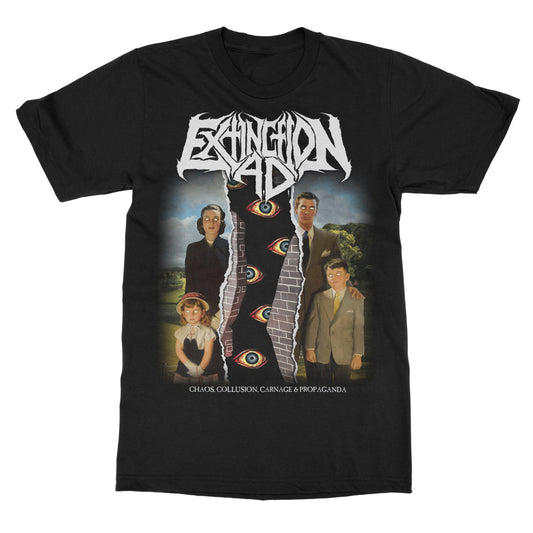 Extinction A.D. "Chaos, Collusion, Carnage & Propaganda (black)" T-Shirt