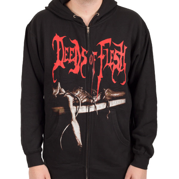 Deeds of Flesh "Trading Pieces" Zip Hoodie