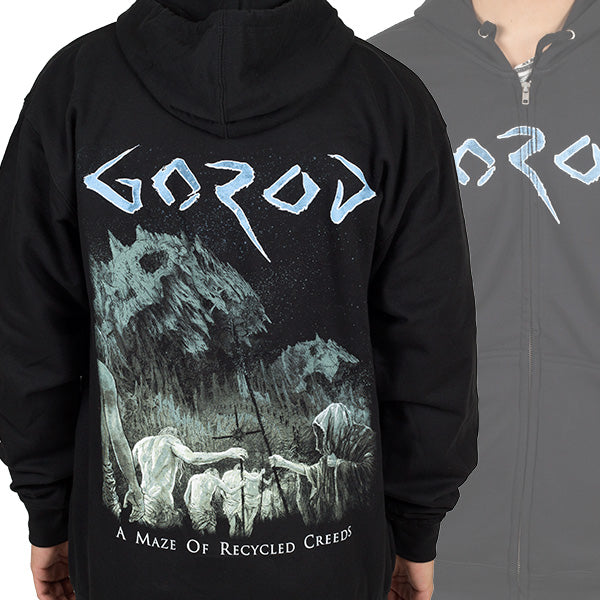 Gorod "A Maze of Recycled Creeds" Zip Hoodie