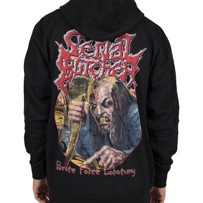 Serial Butcher "Brute Force Lobotomy" Zip Hoodie