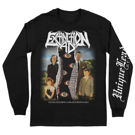 Extinction A.D. "Chaos, Collusion, Carnage & Propaganda (black)" Longsleeve