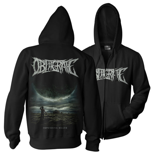 Obliterate "Impending Death" Zip Hoodie